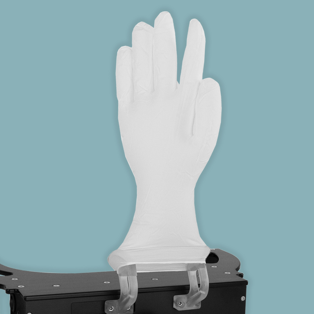 Gos Glove Onput System Gummihandschuhe aufgeblasen